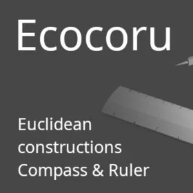 Обкладинка гри Ecocoru : Euclidean Constructions -- Compass & Ruler