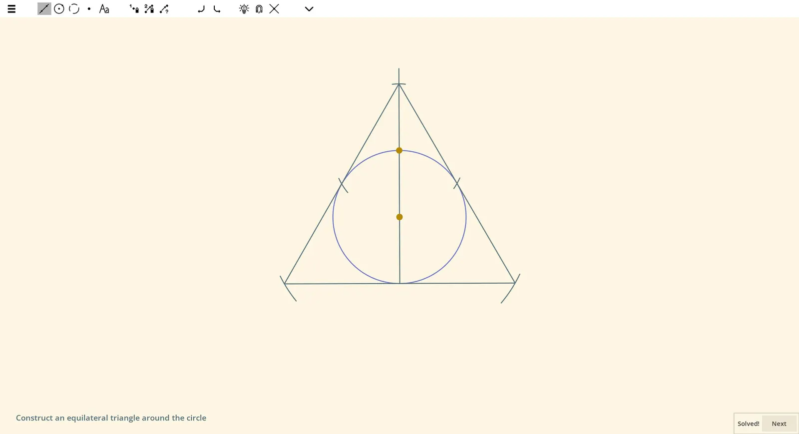 Ecocoru : Euclidean Constructions -- Compass & Ruler media 3