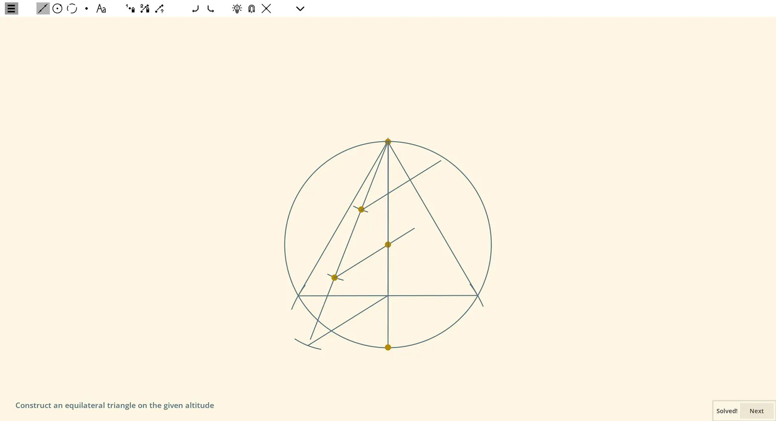 Ecocoru : Euclidean Constructions -- Compass & Ruler media 5
