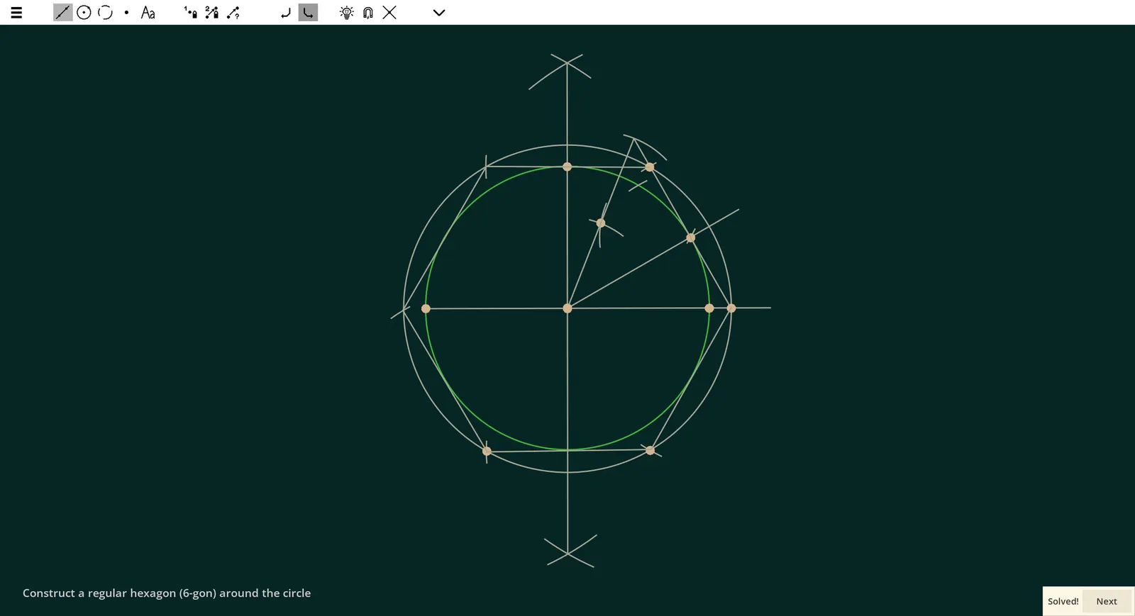 Ecocoru : Euclidean Constructions -- Compass & Ruler media 7