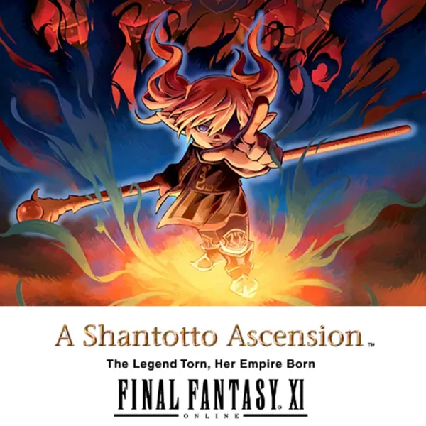 Обкладинка гри Final Fantasy XI: A Shantotto Ascension - The Legend Torn, Her Empire Born