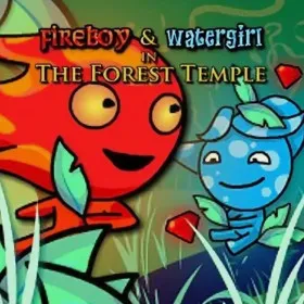 Обкладинка гри Fireboy and Watergirl in the Forest Temple