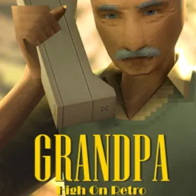Обкладинка гри Grandpa High on Retro