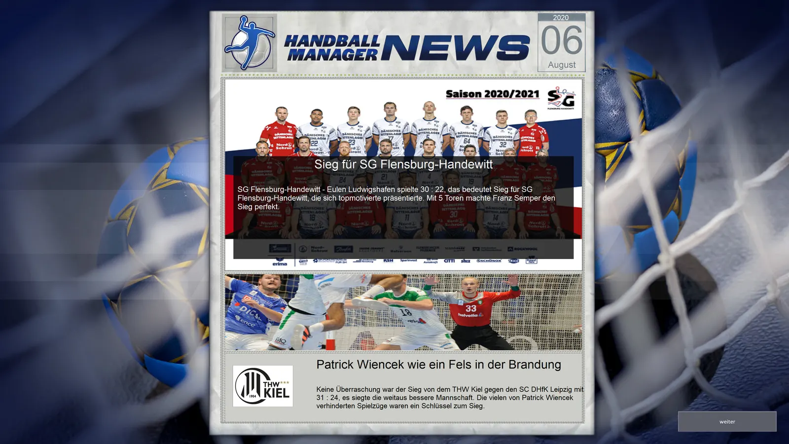 Handball Manager 2021 media 24