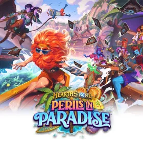 Обкладинка гри Hearthstone: Perils in Paradise with The Traveling Travel Agency