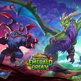 Обкладинка гри Hearthstone: The Emerald Dream with Embers of the World Tree