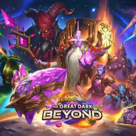 Обкладинка гри Hearthstone: The Great Dark Beyond with Heroes of Starcraft