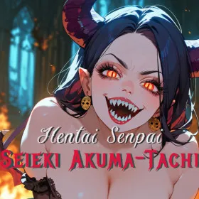 Обкладинка гри Hentai Senpai: Seieki Akuma-Tachi