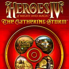 Обкладинка гри Heroes of Might and Magic 4: The Gathering Storm