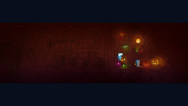 Hidden Capybaras with Orange and Pumpkins: Spooky Halloween Edition