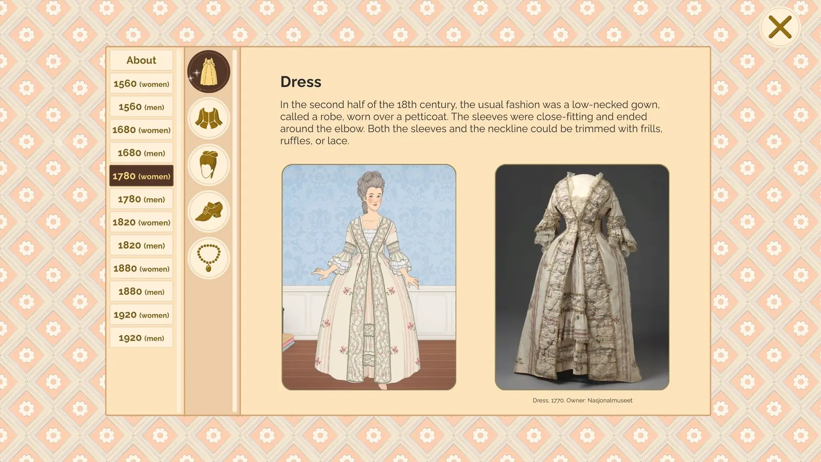 Historical Fashion Dress Up media 11
