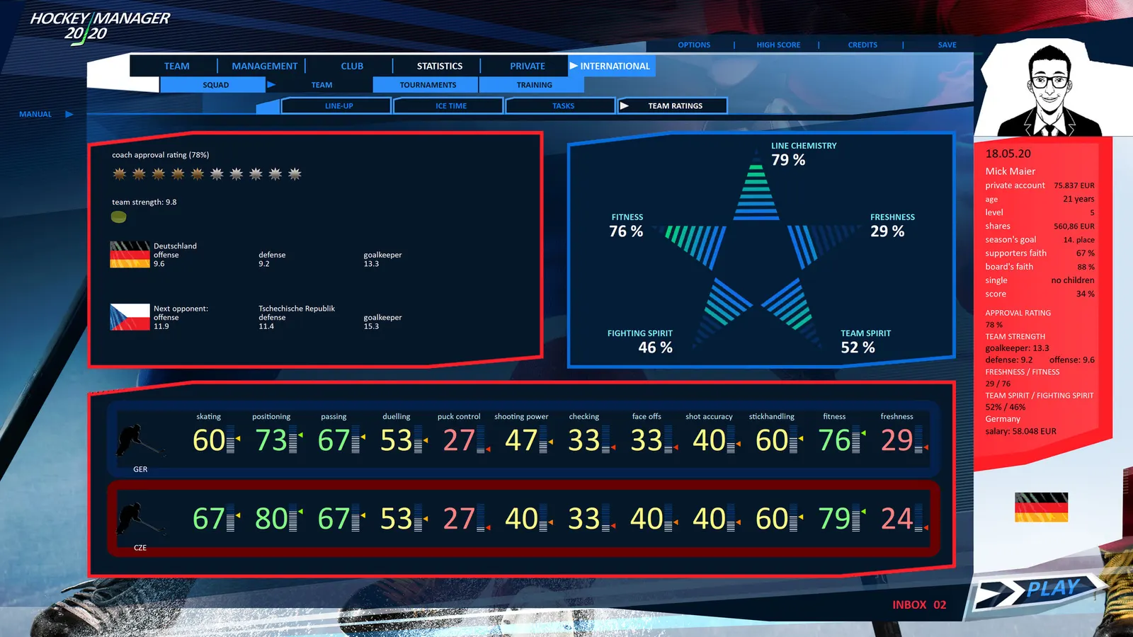 Hockey Manager 20|20 media 19