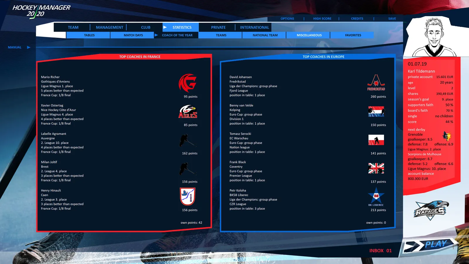 Hockey Manager 20|20 media 21