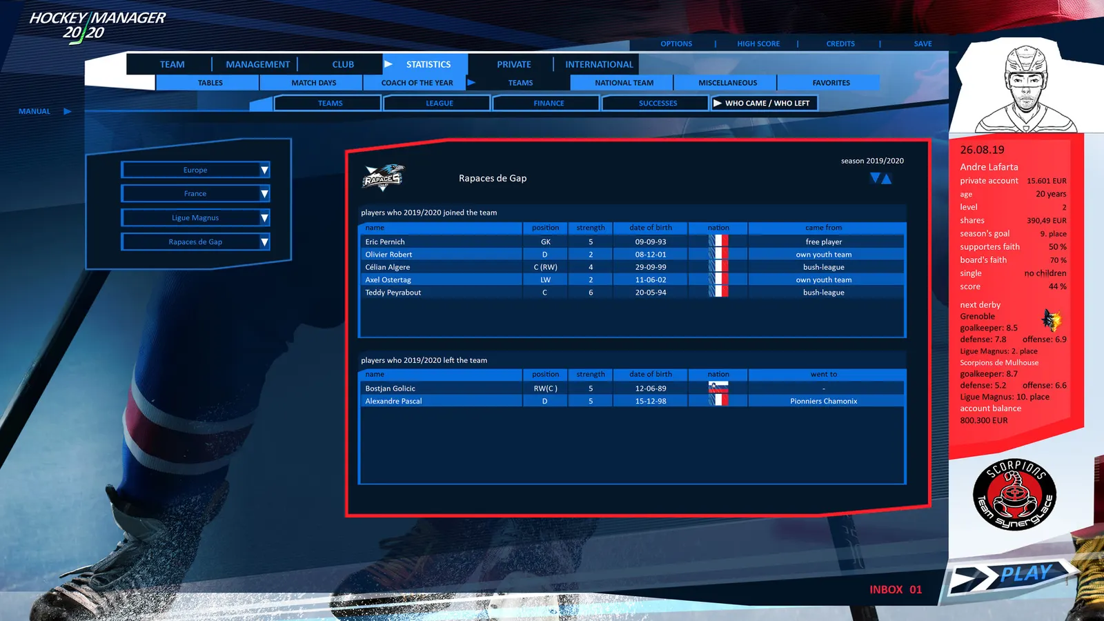 Hockey Manager 20|20 media 23