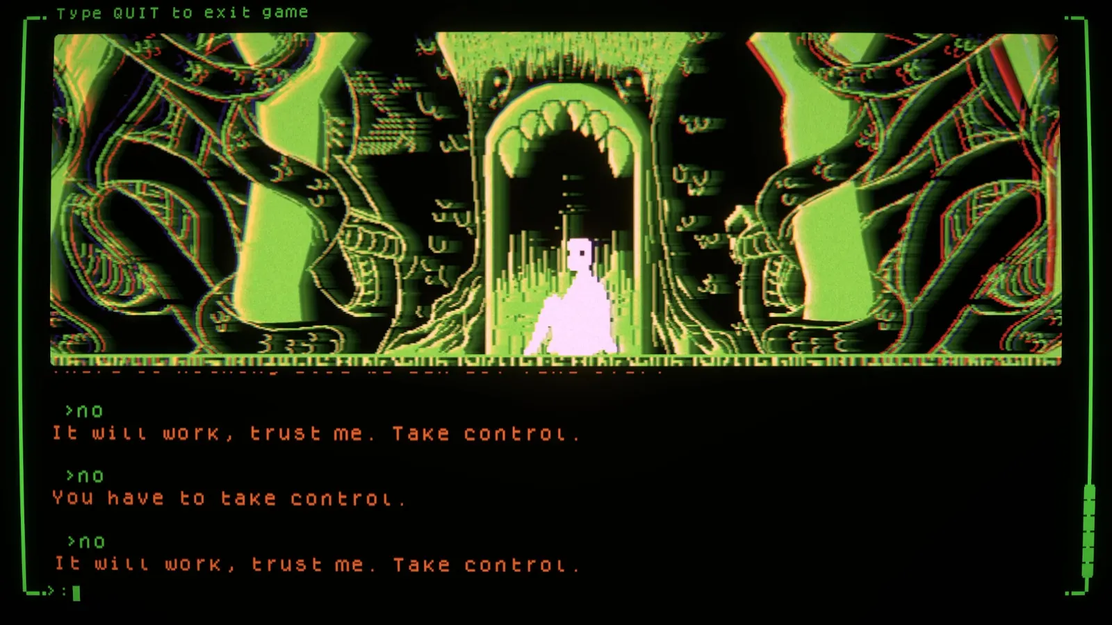 I doesn't exist - a modern text adventure media 3