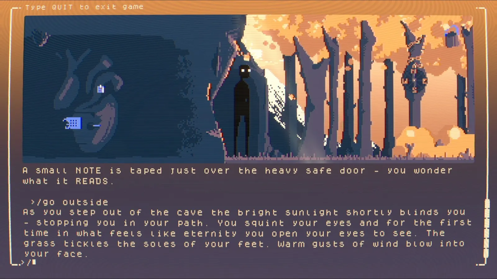 I doesn't exist - a modern text adventure media 4