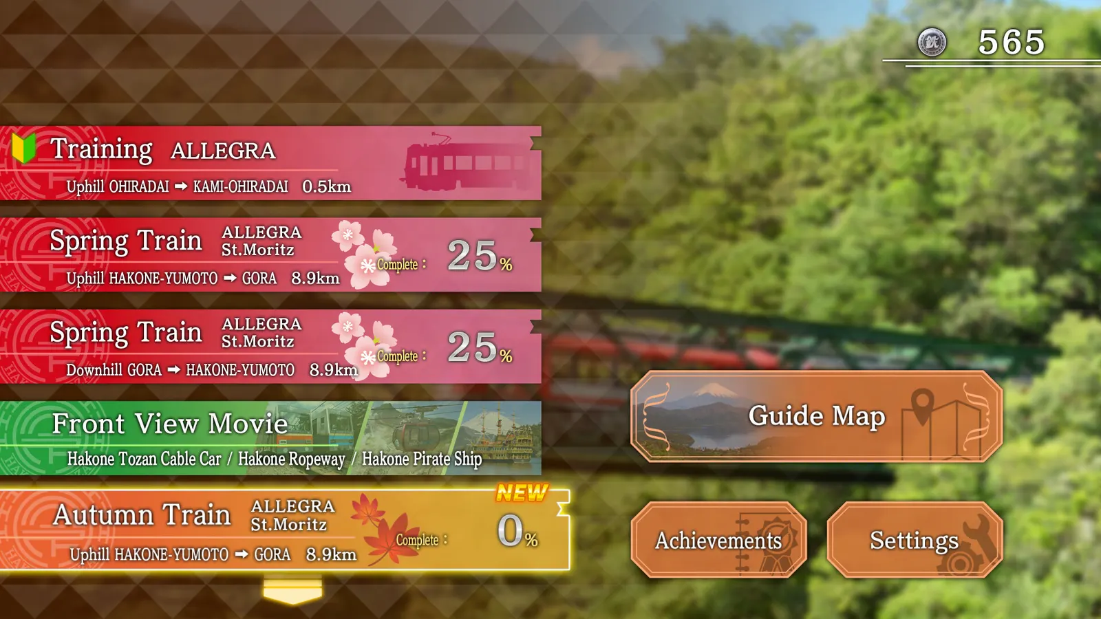 Japanese Rail Sim: Hakone Town of Natural Beauty and Hot Springs media 3