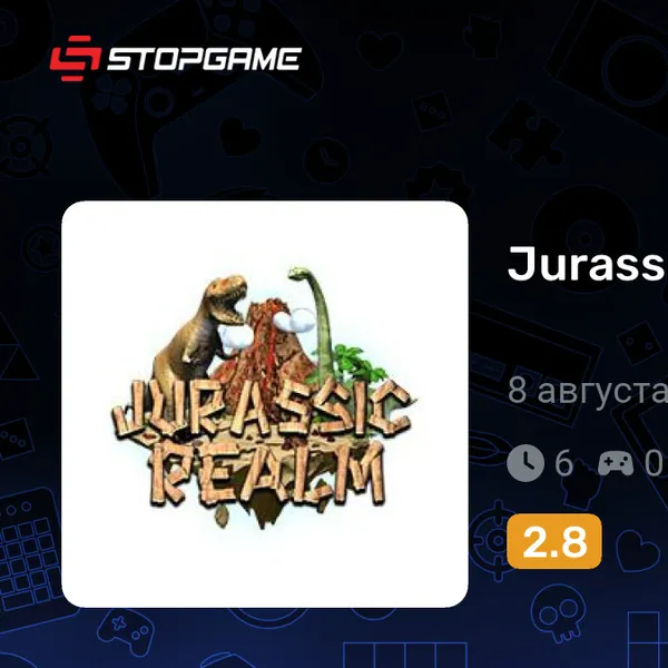 Обкладинка гри Jurassic Realm