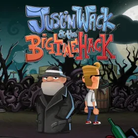 Обкладинка гри Justin Wack and the Big Time Hack