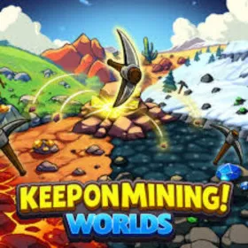 Обкладинка гри Keep on Mining! - Worlds