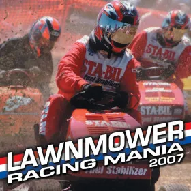 Обкладинка гри Lawnmower Racing Mania 2007