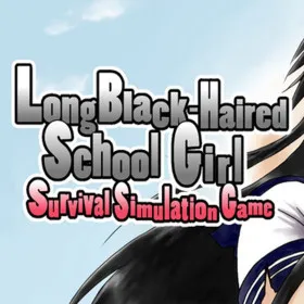 Обкладинка гри Long Black-Haired Schoolgirl Survival Simulation Game