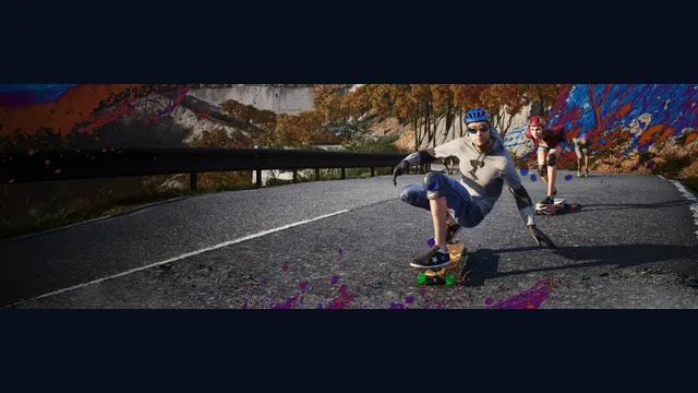 Longboard Skate Downhill Simulator