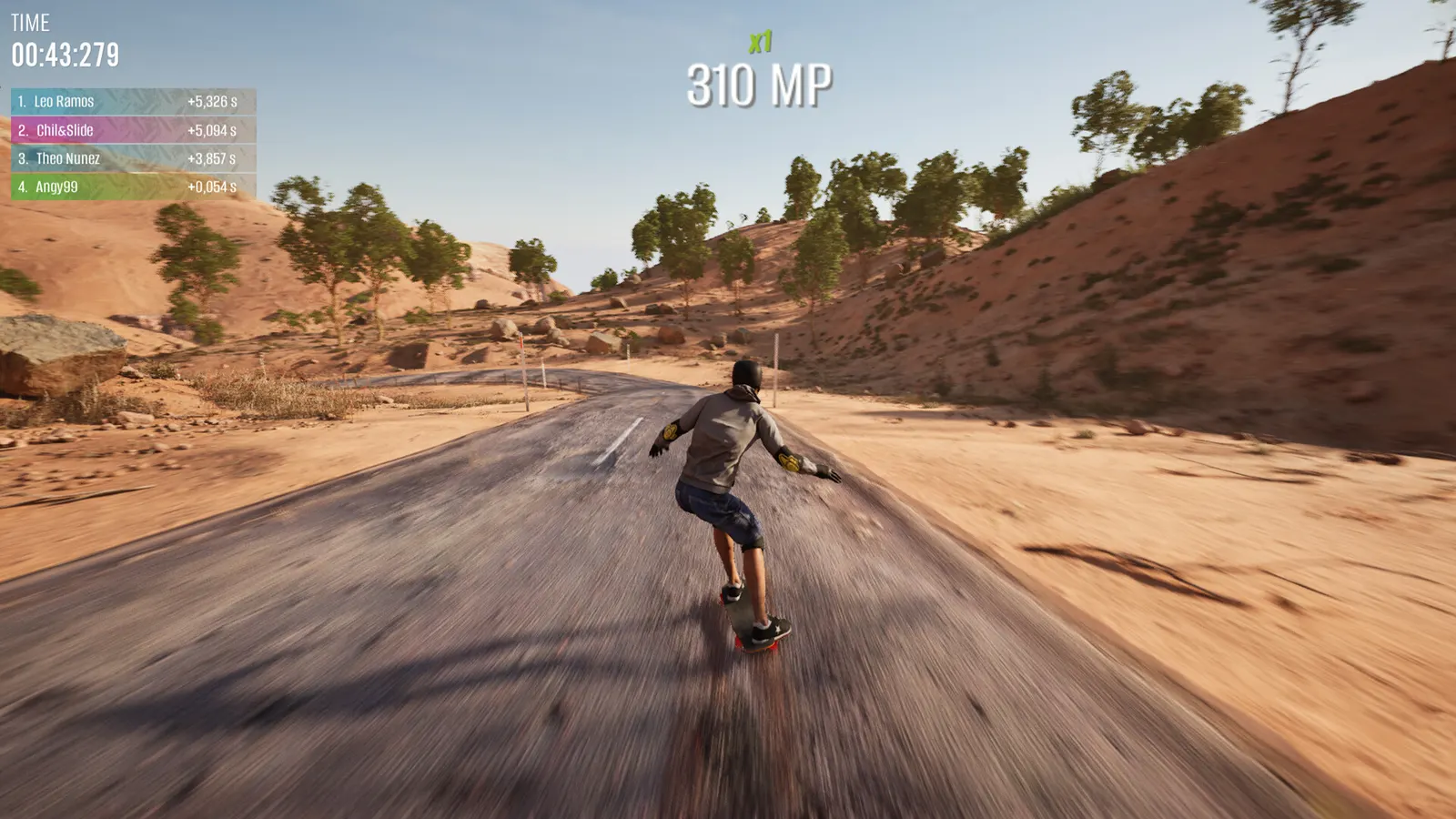 Longboard Skate Downhill Simulator media 3