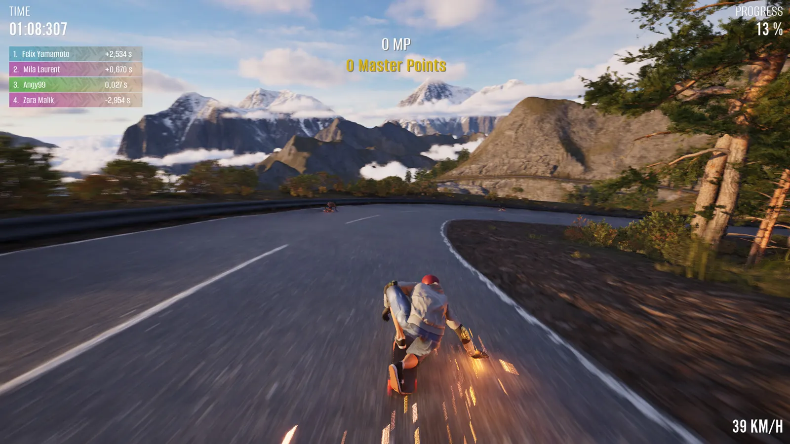 Longboard Skate Downhill Simulator media 4