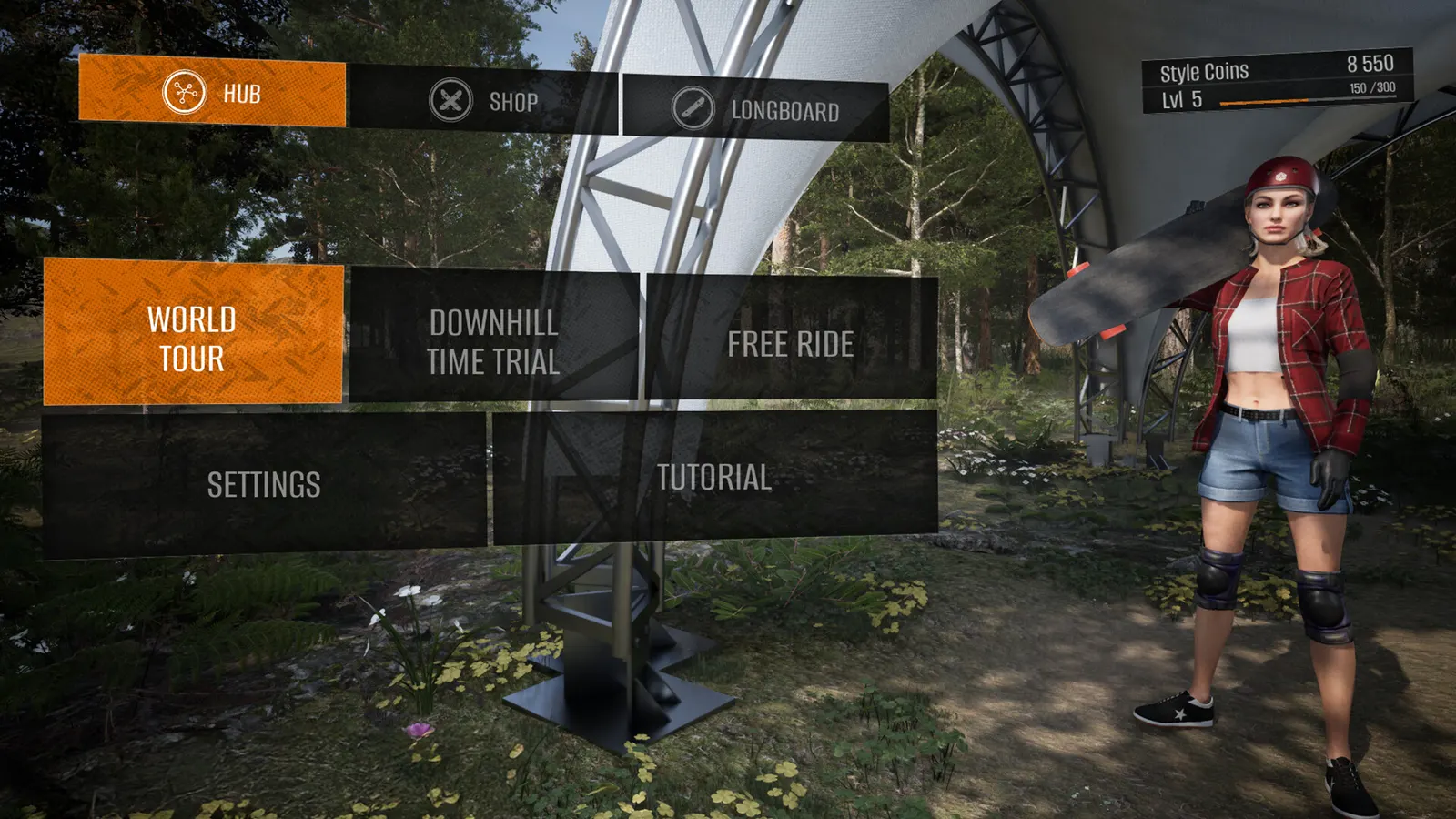 Longboard Skate Downhill Simulator media 5