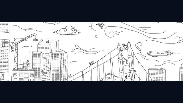 Looking For Cats In a Badly Drawn City
