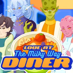 Обкладинка гри Love at The Milky Way Diner