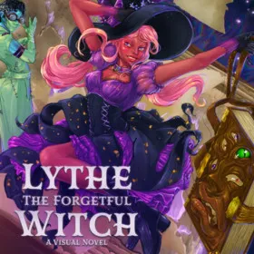 Обкладинка гри Lythe The Forgetful Witch: A Visual Novel