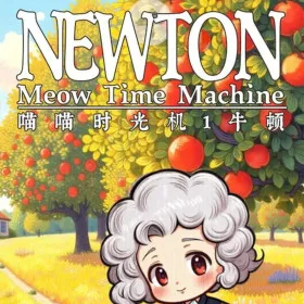Обкладинка гри Meow Time Machine: Newton