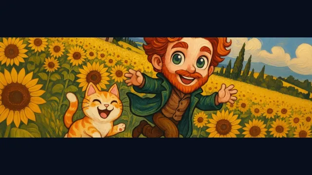 Meow Time Machine: VAN GOGH