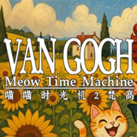 Обкладинка гри Meow Time Machine: VAN GOGH