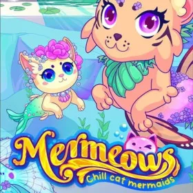 Обкладинка гри Mermeows: Chill Cat Mermaids