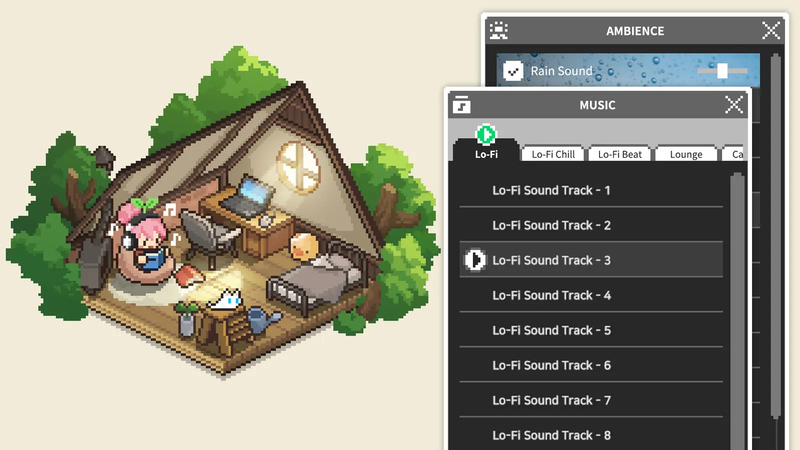Mini Cozy Room: Lo-Fi media 4