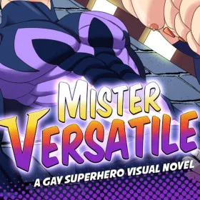 Обкладинка гри Mister Versatile: A Gay Superhero Visual Novel