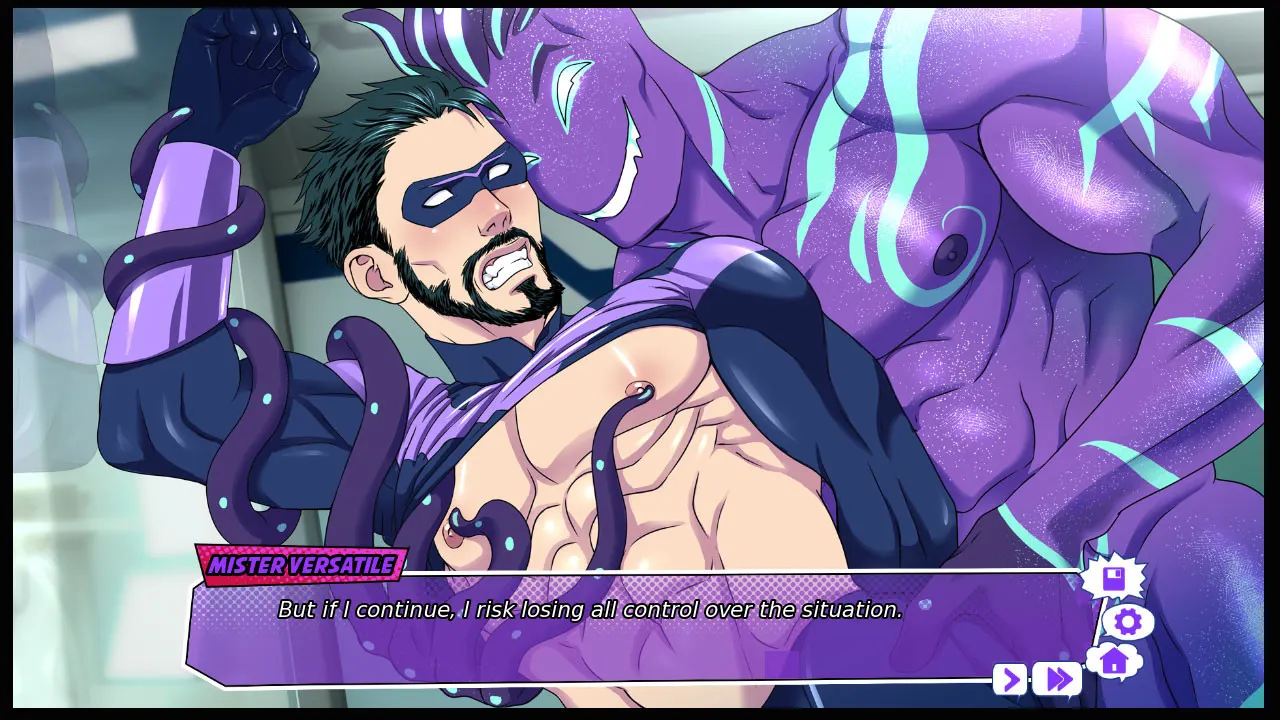 Mister Versatile: A Gay Superhero Visual Novel media 7