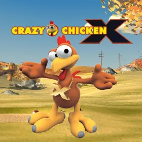 Обкладинка гри Moorhuhn X - Crazy Chicken X