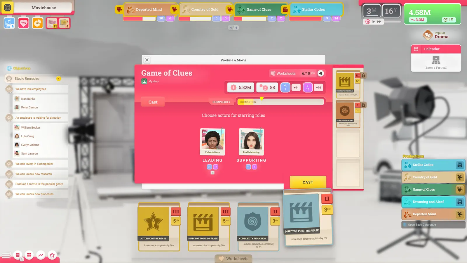 Moviehouse – The Film Studio Tycoon media 9