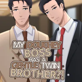 Обкладинка гри My Douchey Boss Has a Gentle Twin Brother?! - BL Visual Novel