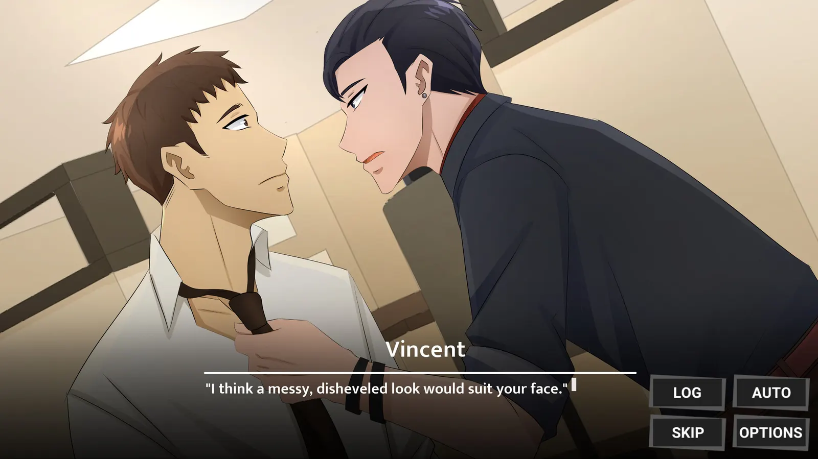 My Douchey Boss Has a Gentle Twin Brother?! - BL Visual Novel media 2