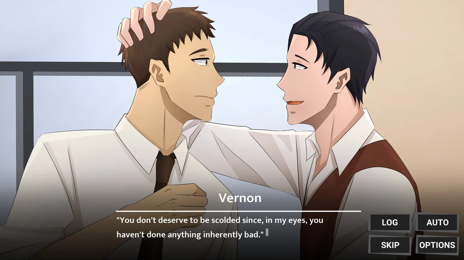 My Douchey Boss Has a Gentle Twin Brother?! - BL Visual Novel media 3