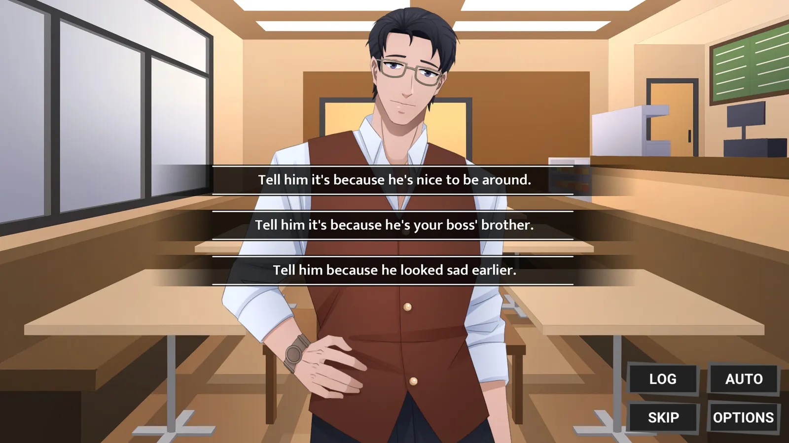 My Douchey Boss Has a Gentle Twin Brother?! - BL Visual Novel media 5