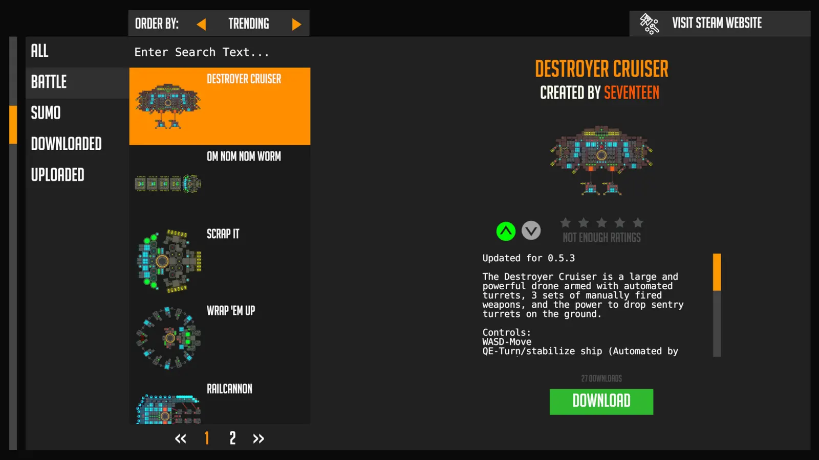 Nimbatus - The Space Drone Constructor media 15