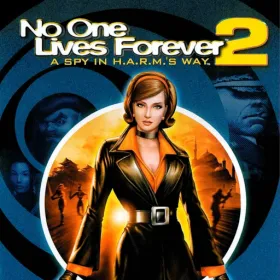 Обкладинка гри No One Lives Forever 2: A Spy in H.A.R.M.'s Way