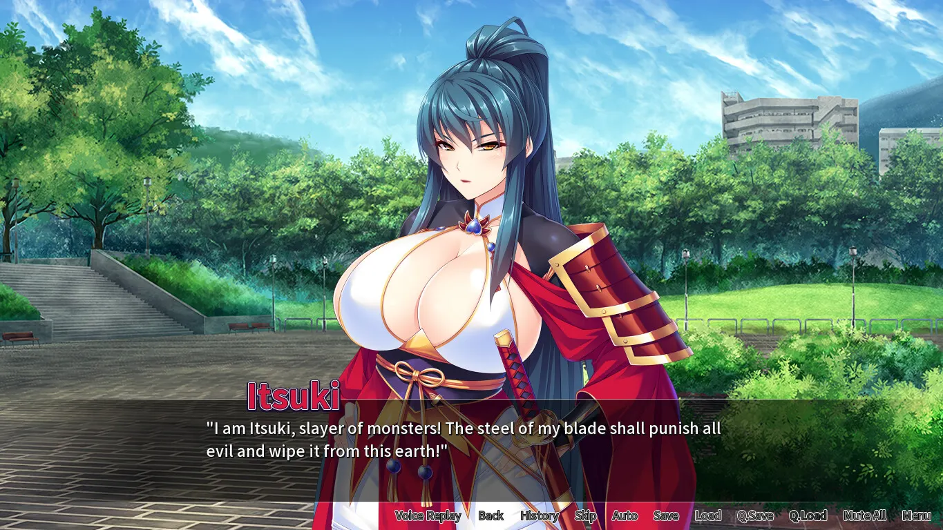 Oppai Samurai: Knocked up by a No Name Novice media 2