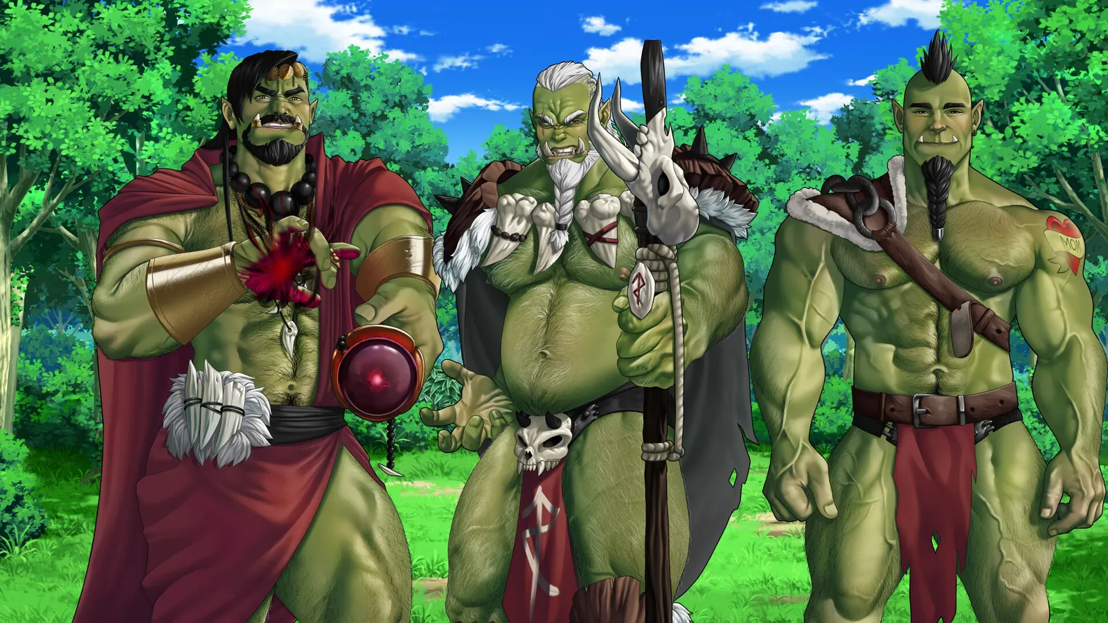 Orc Covenant: Gay Bara Orc Visual Novel media 5